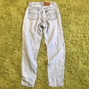 90s vintage light wash high waist jeans 8